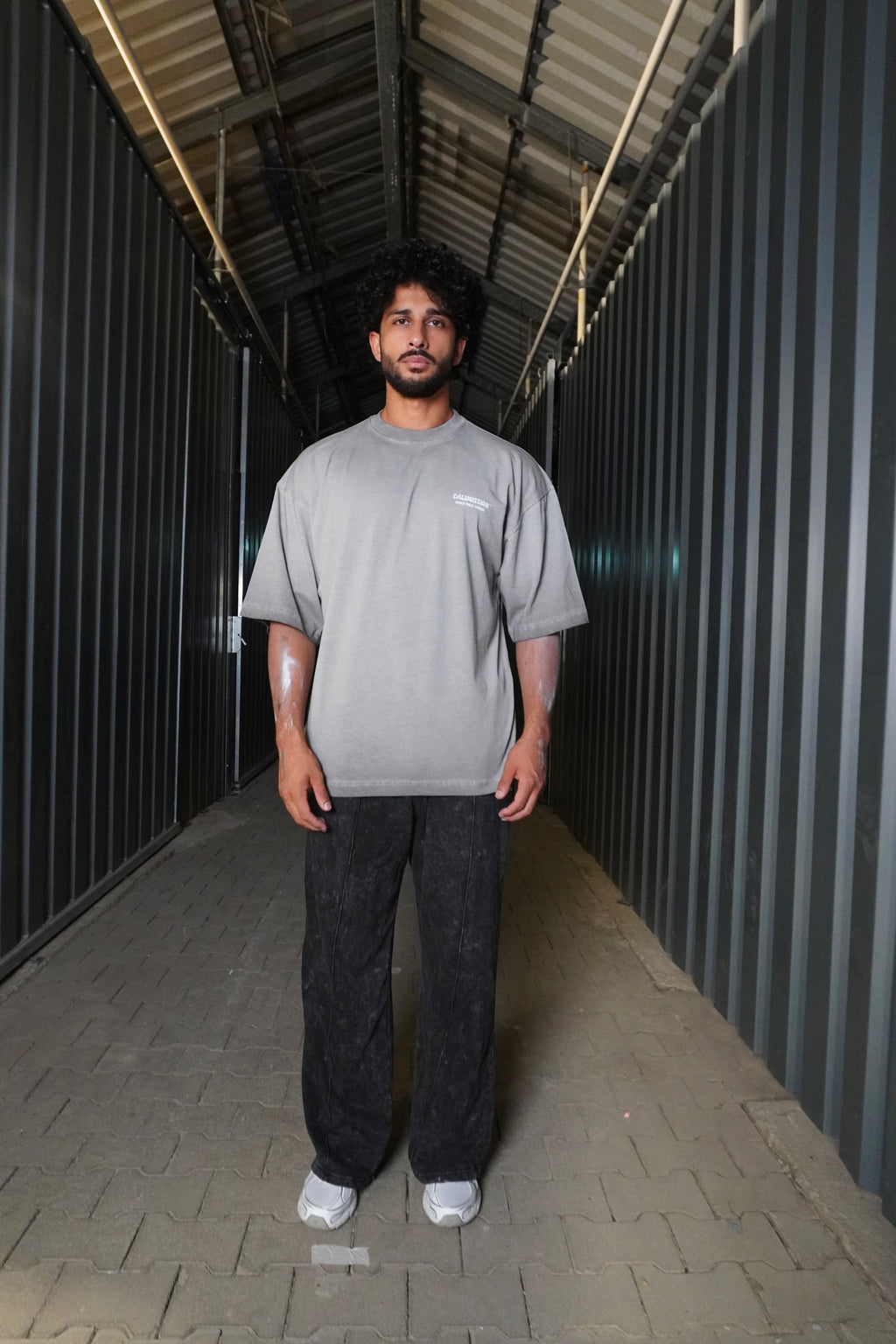 CMN Tee — Stone Grey