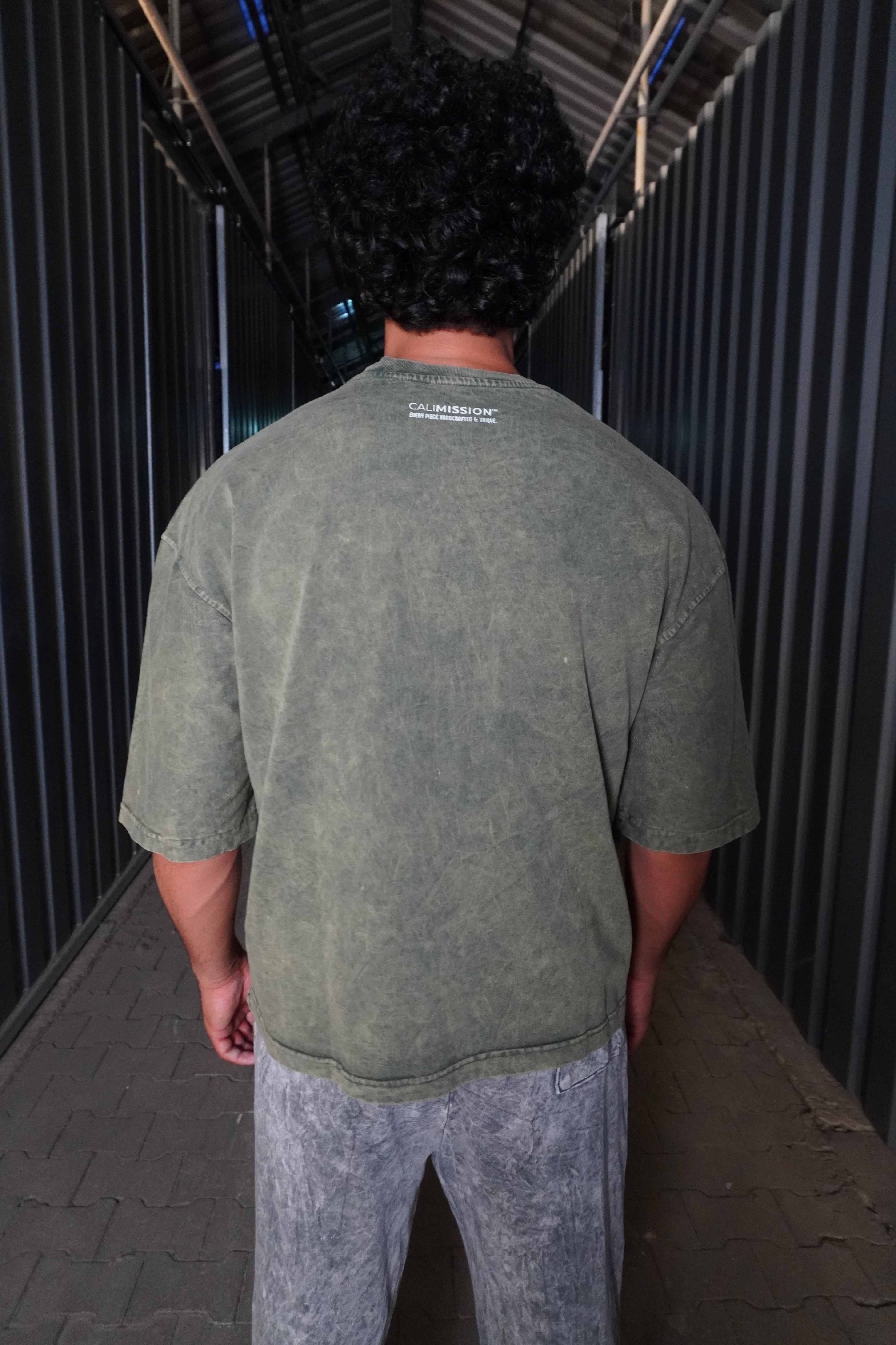 CMN Tee — Washed Olive