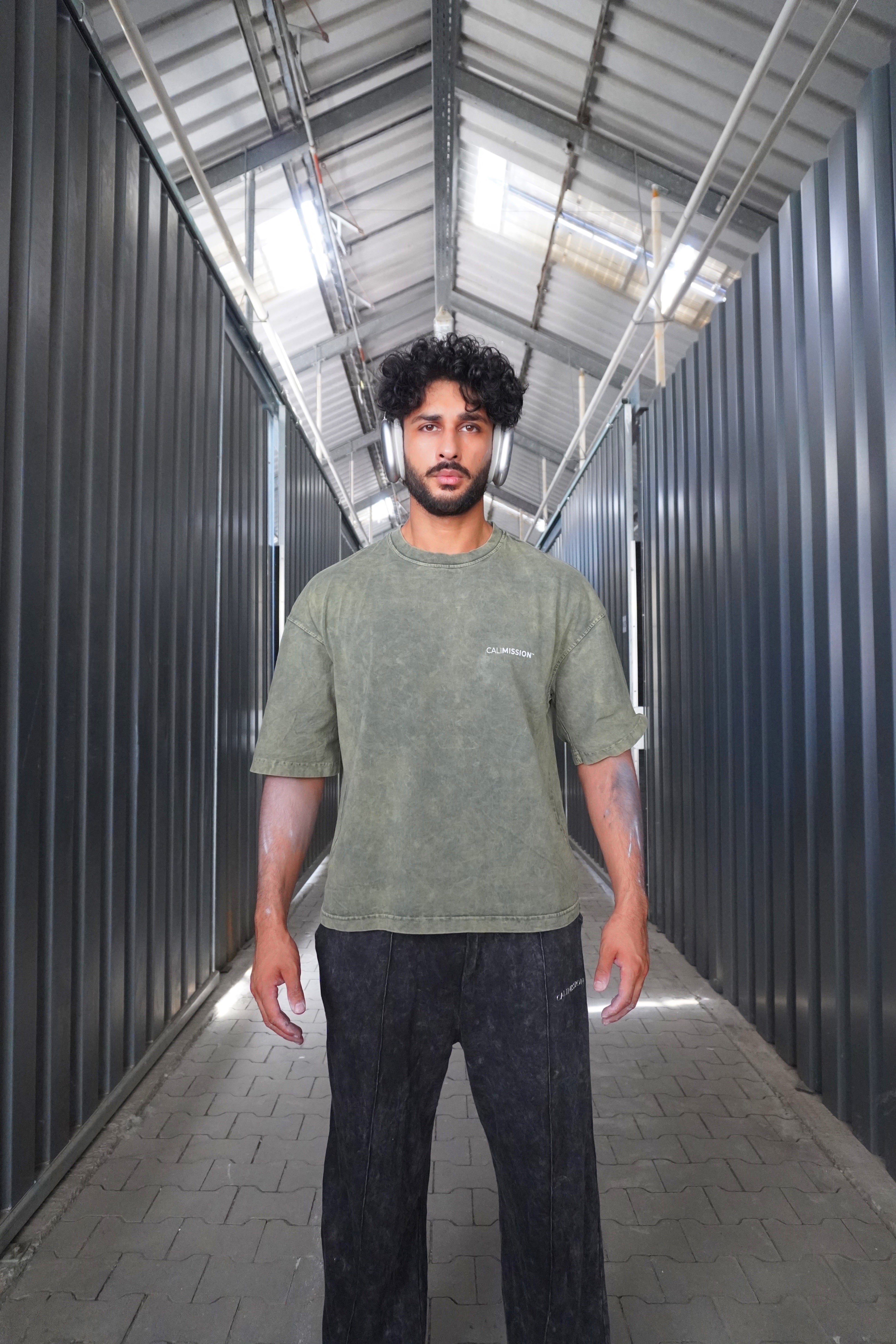 CMN Tee — Washed Olive
