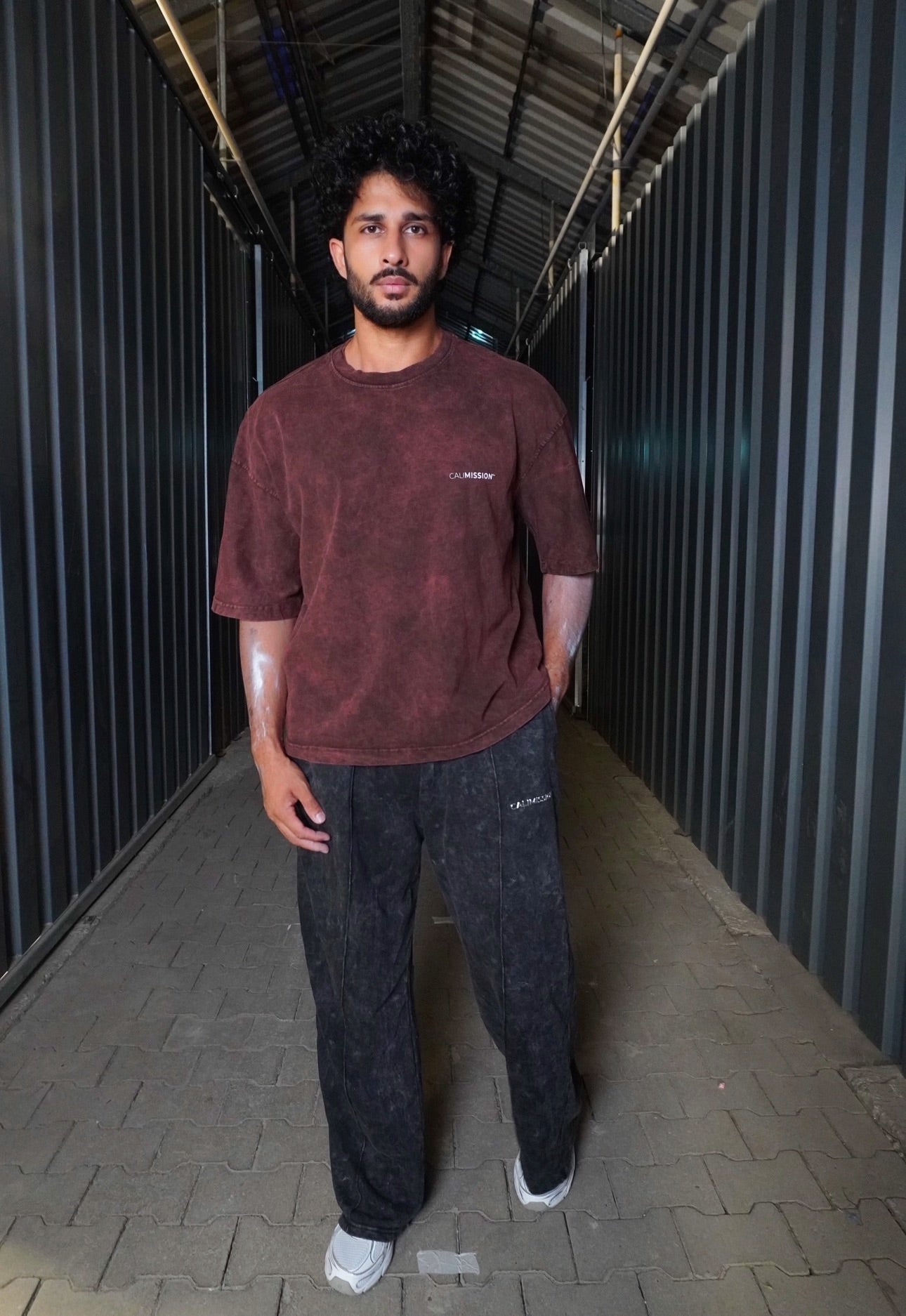 CMN Tee — Washed Burgundy
