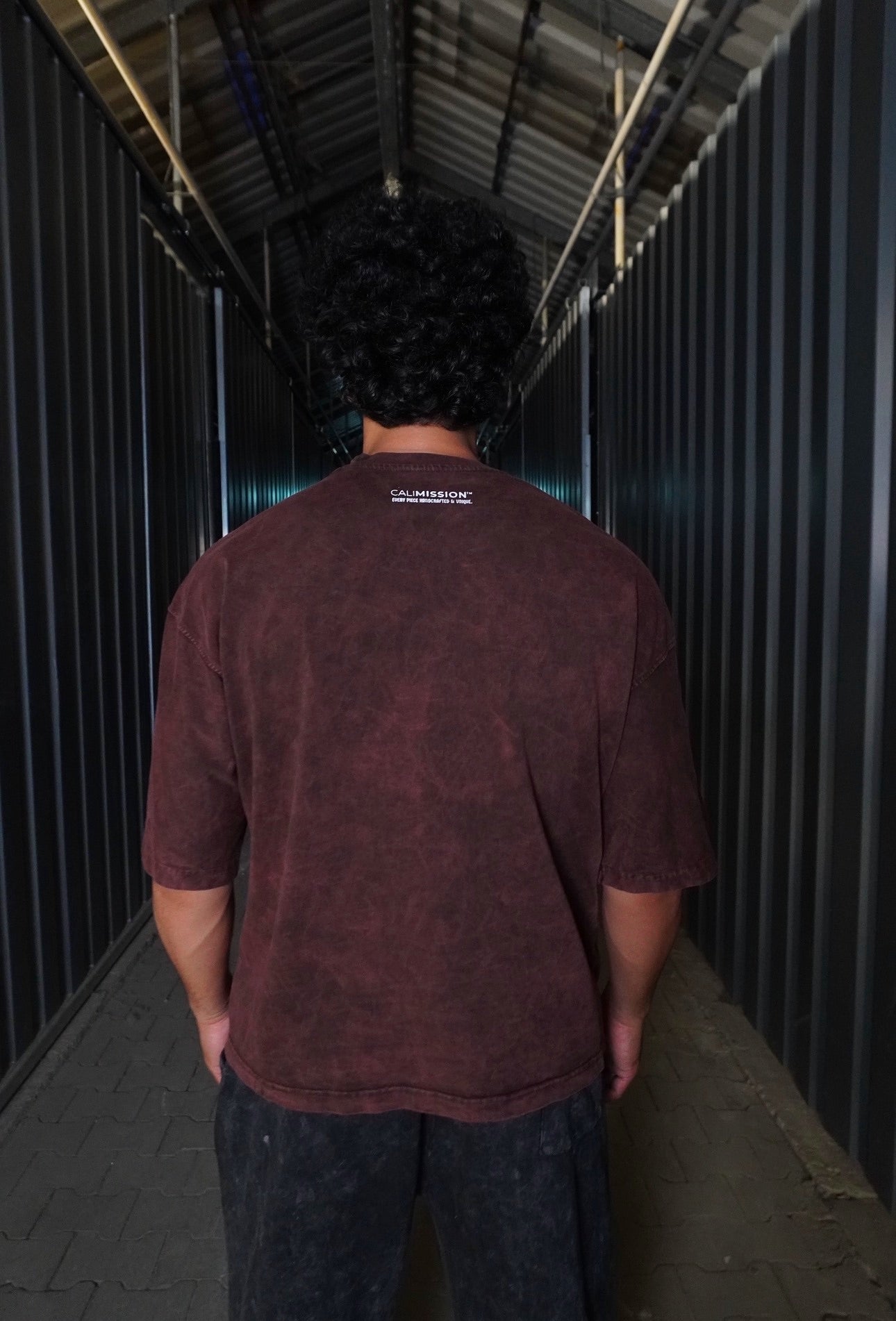 CMN Tee — Washed Burgundy