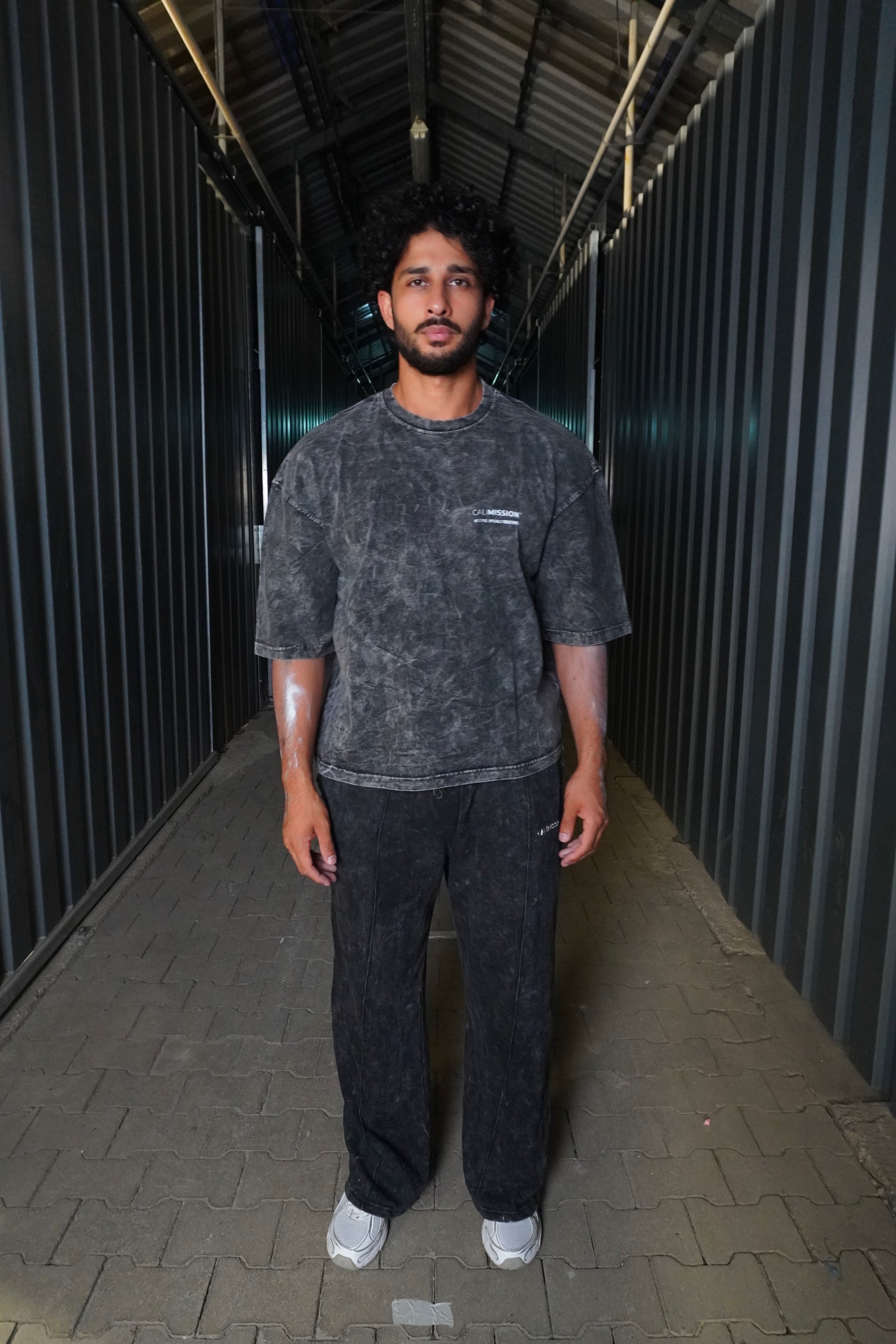 CMN Tee — Washed Black Tee