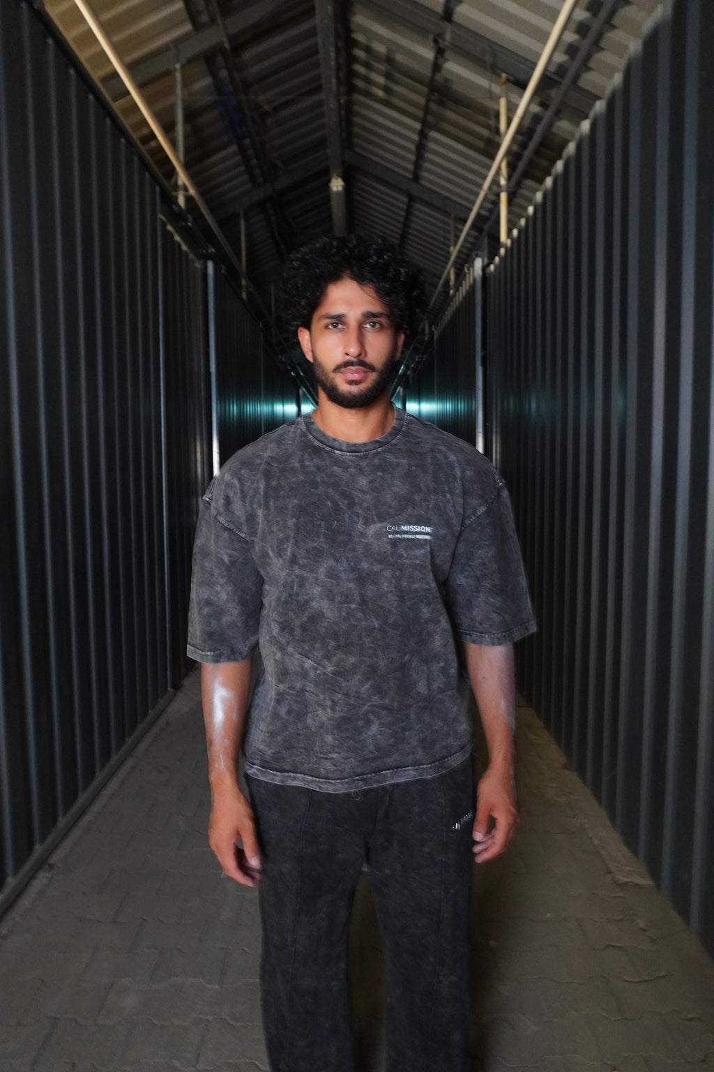 CMN Tee — Washed Black Tee