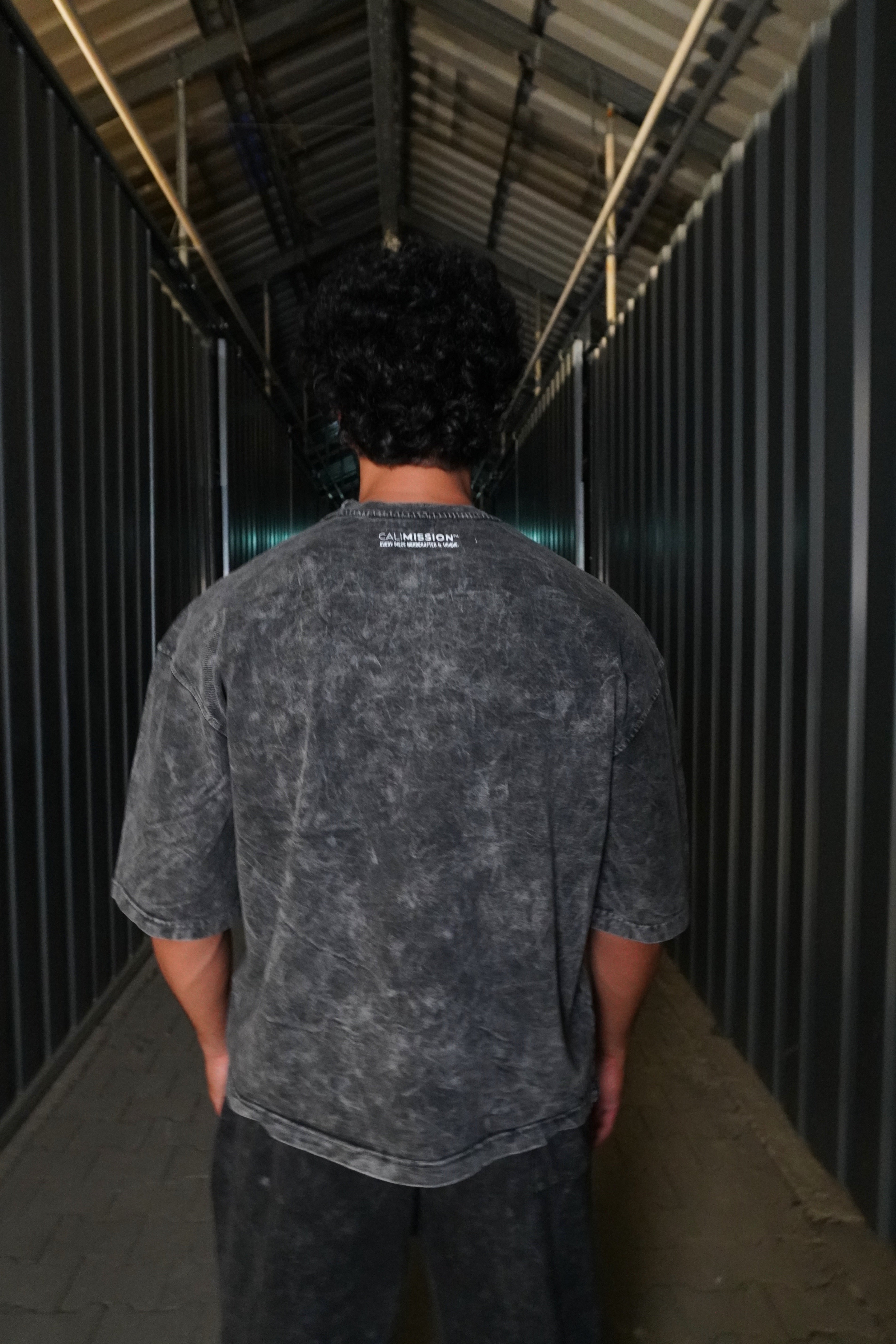 CMN Tee — Washed Black Tee