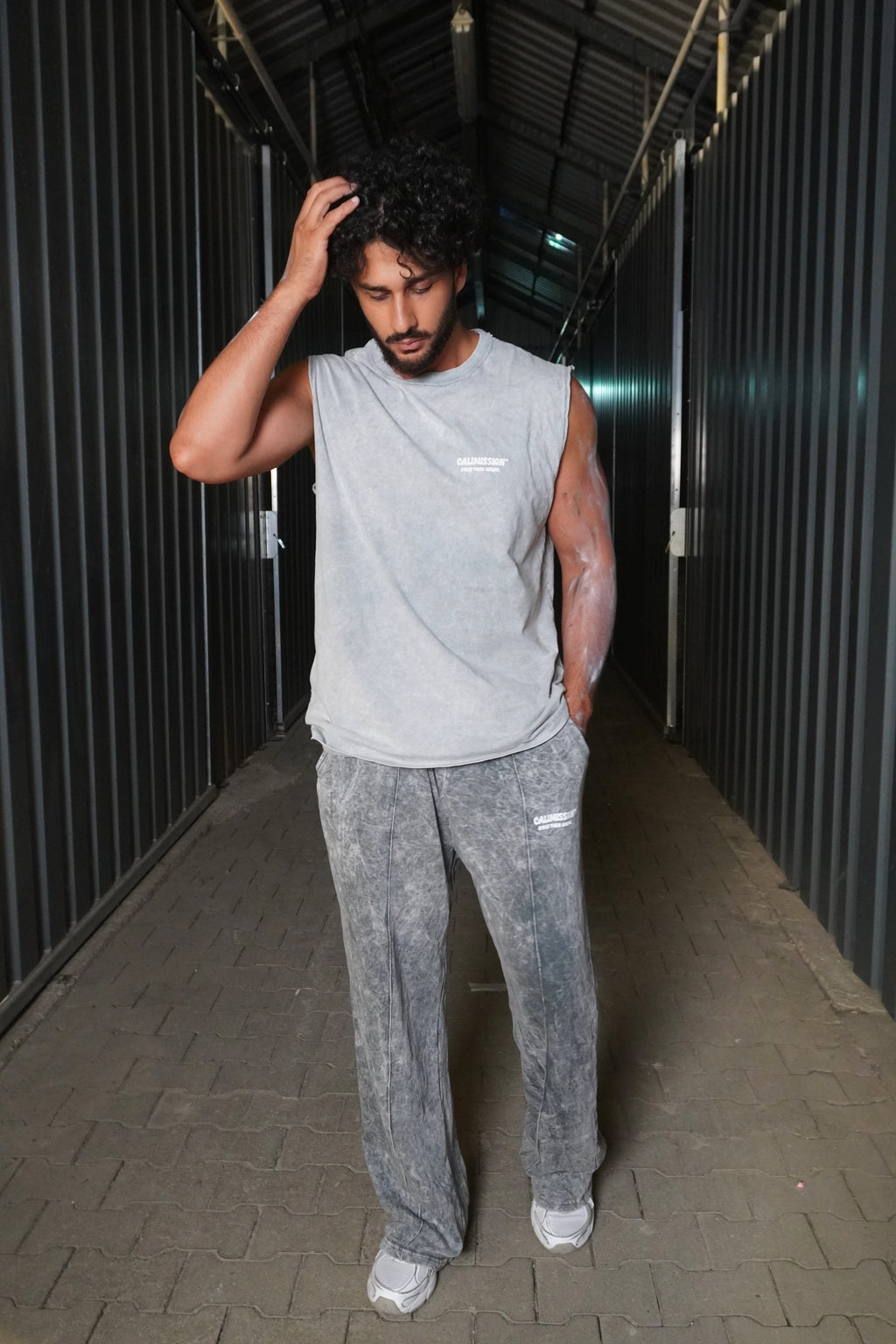 CMN Tank 001 — Washed Grey
