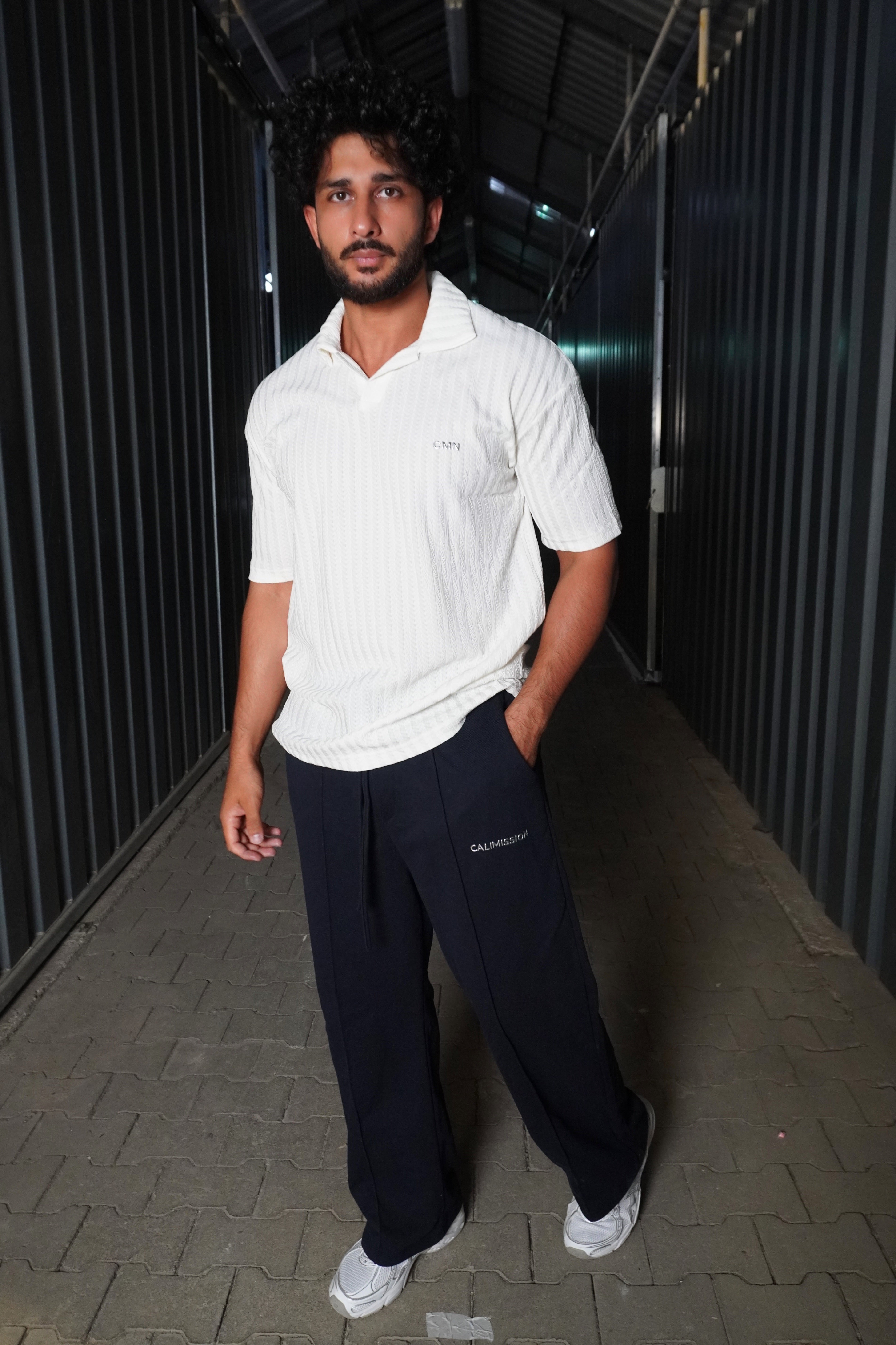CMN Tailored Pants — Navy