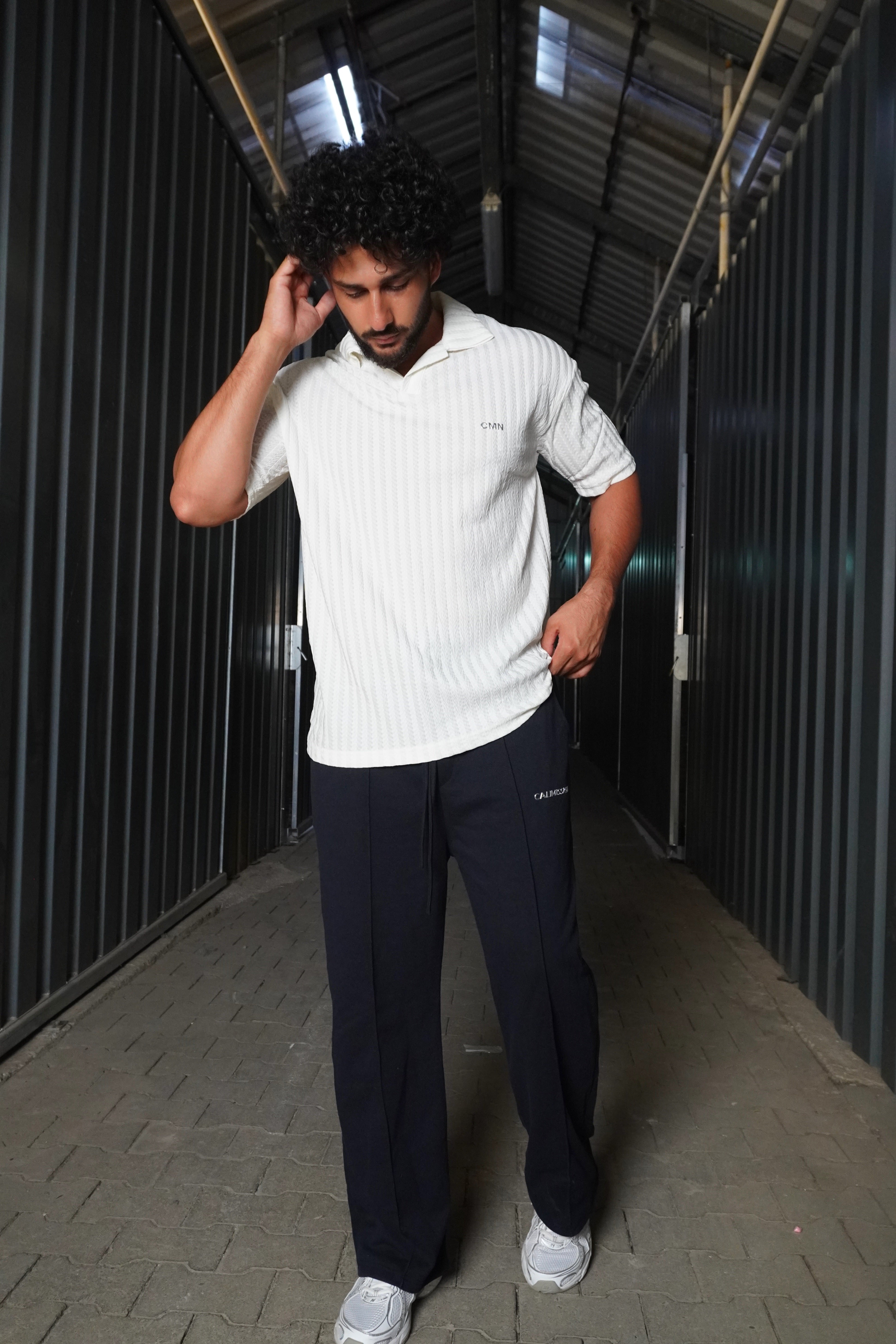CMN Tailored Pants — Navy