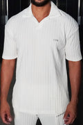 CMN Rib Polo – Off White