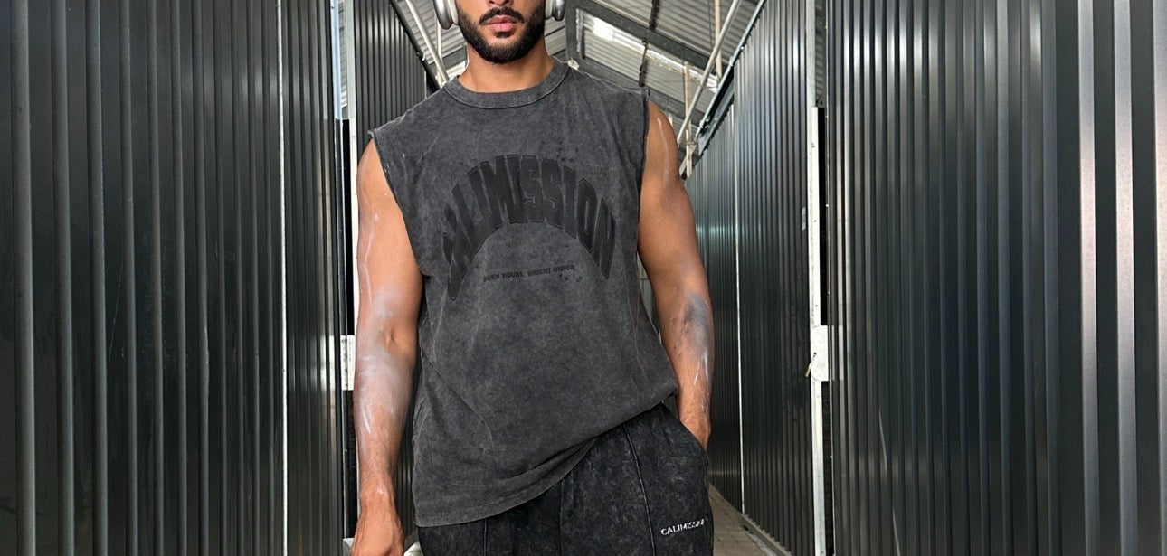 CMN Tank — Washed Black